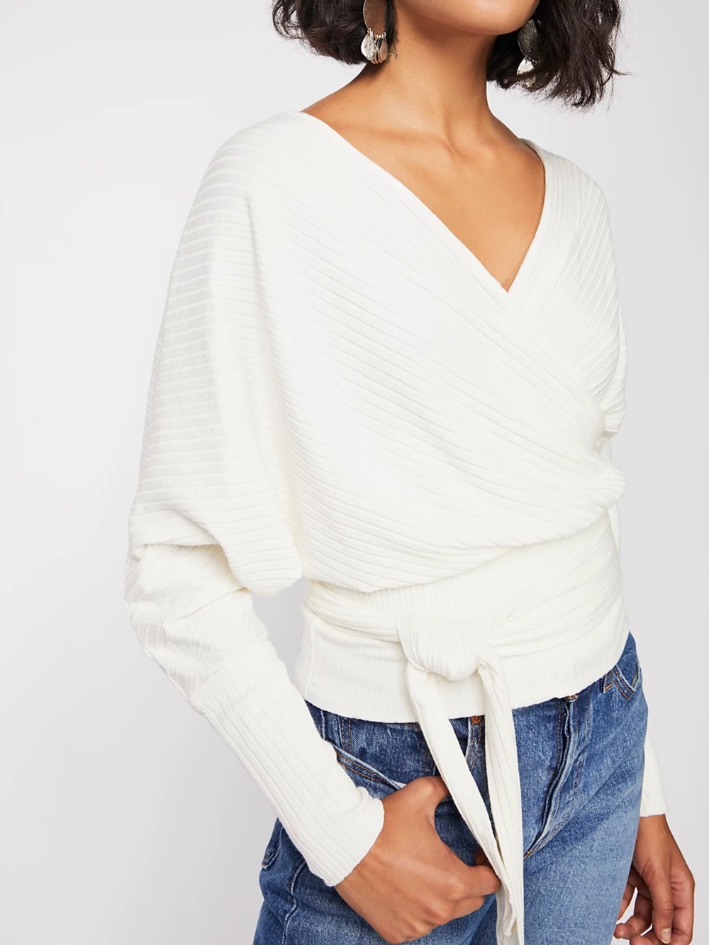 We The Free East Coast Wrap White Top